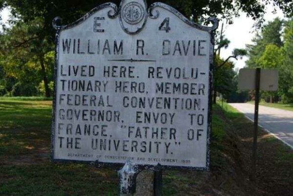 WILLIAM R. DAVIE REVOLUTIONARY SOLDIER MEMORIAL MARKER