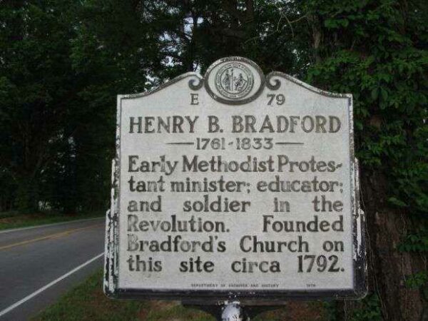 HENRY B. BRADFORD REVOLUTIONARY SOLDIER MEMORIAL MARKER