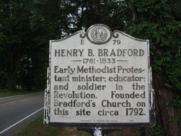 HENRY B. BRADFORD REVOLUTIONARY SOLDIER MEMORIAL MARKER