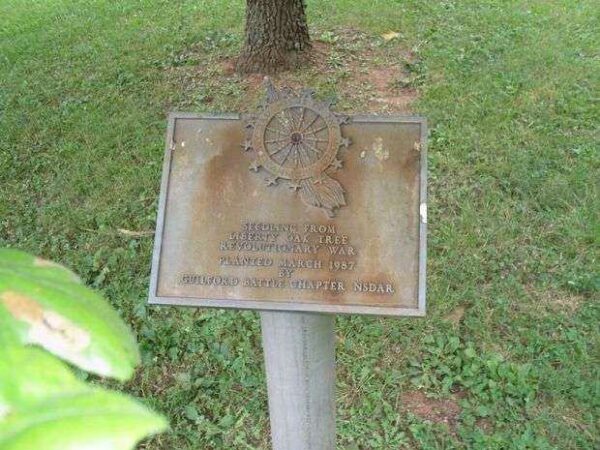 LIBERTY OAK TREE MEMORIAL PLAQUE