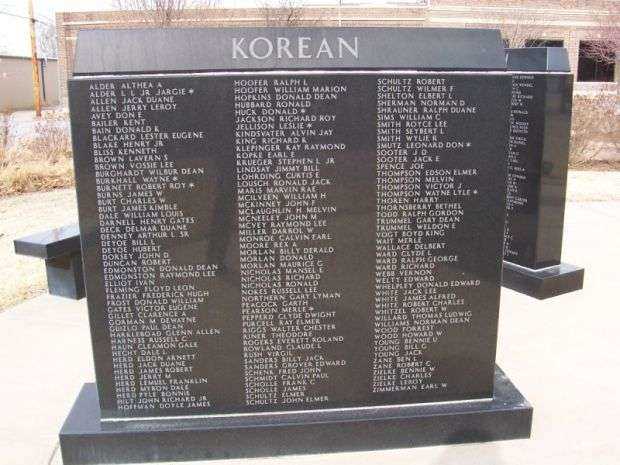 COMANCHE COUNTY VETERANS KOREAN WALL