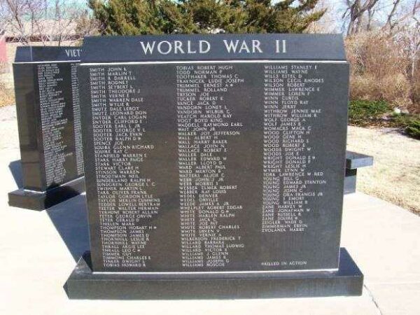 COMANCHE COUNTY VETERANS MEMORIAL WORLD WAR II WALL E