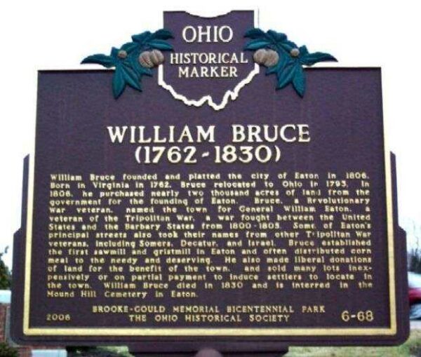 WILLIAM BRUCE REVOLUTIONARY SOLDIER MEMORIAL MARKER