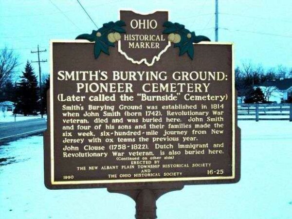 SMITH’S BURYING GROUND REVOLUTIONARY SOLDIER MEMORIAL MARKER