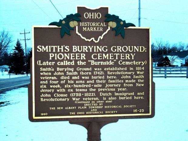SMITH’S BURYING GROUND REVOLUTIONARY SOLDIER MEMORIAL MARKER