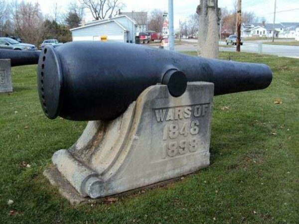 SULLIVAN TOWNSHIP MEXICAN WAR AND SPANISH AMERICAN WAR MEMORIAL CANNON