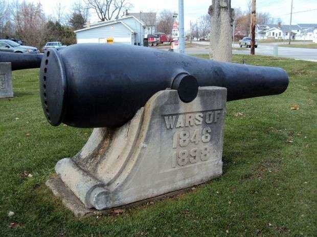 SULLIVAN TOWNSHIP MEXICAN WAR AND SPANISH AMERICAN WAR MEMORIAL CANNON