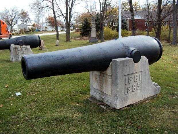 SULLIVAN TOWNSHIP CIVIL WAR MEMORIAL CANNON
