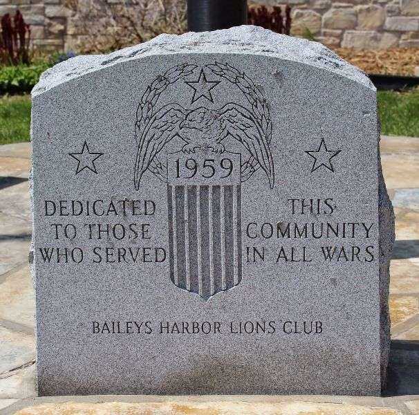 BAILEYS HARBOR VETERANS MEMORIAL