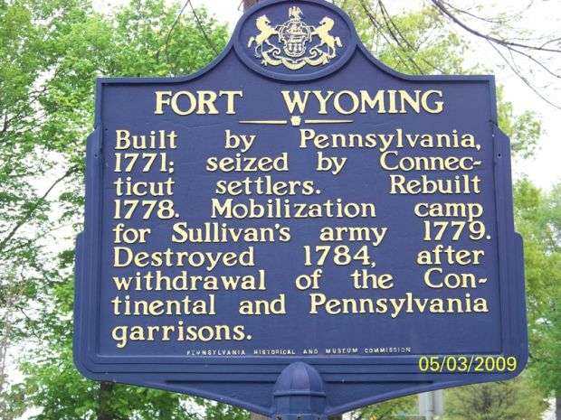 FORT WYOMING REVOLUTIONARY WAR MEMORIAL MARKER