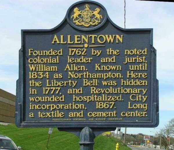 ALLENTOWN REVOLUTIONARY WAR MEMORIAL MARKER