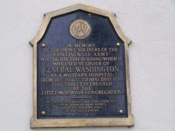 THE BRAVE SOLDIERS OF THE CONTINENTAL ARMY MEMORIAL PLAQUE