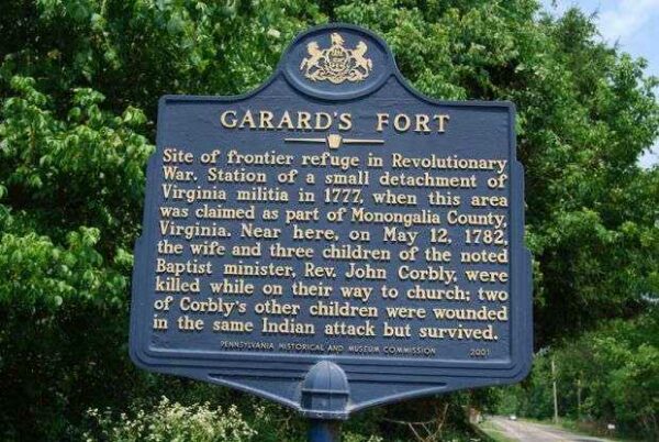 GARARD’S FORT REVOLUTIONARY WAR MEMORIAL MARKER