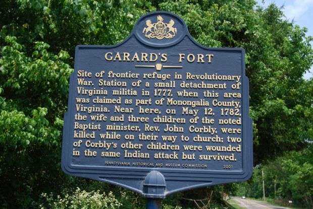 GARARD’S FORT REVOLUTIONARY WAR MEMORIAL MARKER
