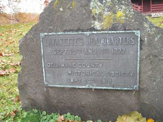 LAFAYETTE’S HEADQUARTERS BATTLE OF BRANDYWINE MEMORIAL