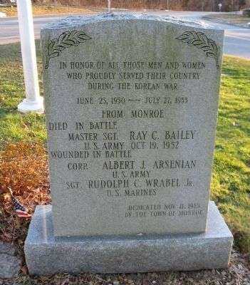 MONROE KOREAN WAR MEMORIAL