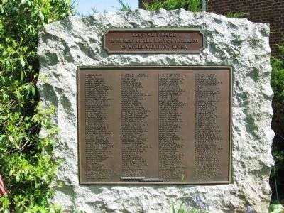 EASTON WORLD WAR II AND KOREAN WAR MEMORIAL