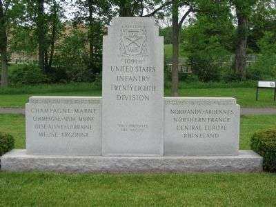 109TH INFANTRY REGIMENT MEMORIAL FRONT