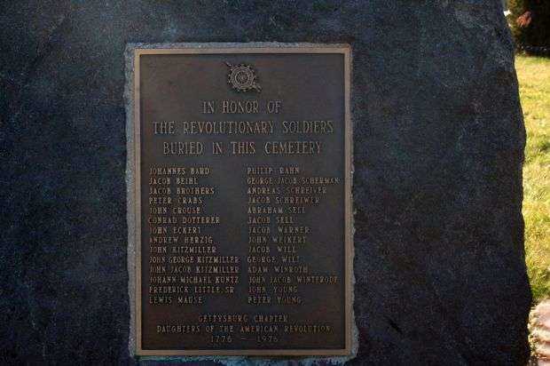 CHRIST CHURCH CEMETERY REVOLUTIONARY SOLDIERS MEMORIAL