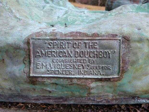 “SPIRIT OF THE AMERICAN DOUGHBOY MEMORIAL PLAQUE