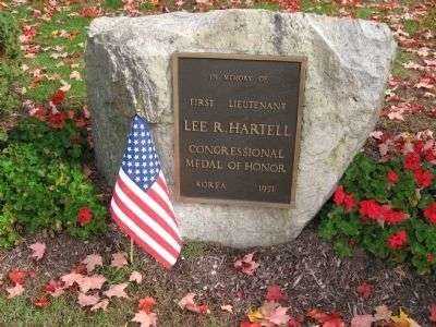 FIRST LIEUTENANT LEE R. HARTELL MEMORIAL