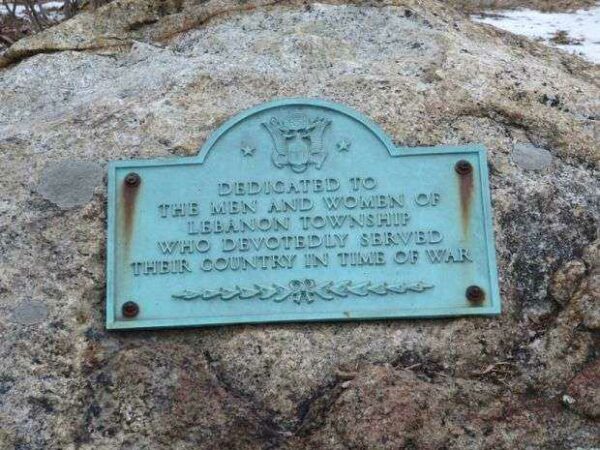 LEBANON TOWNSHIP WAR VETERANS MEMORIAL