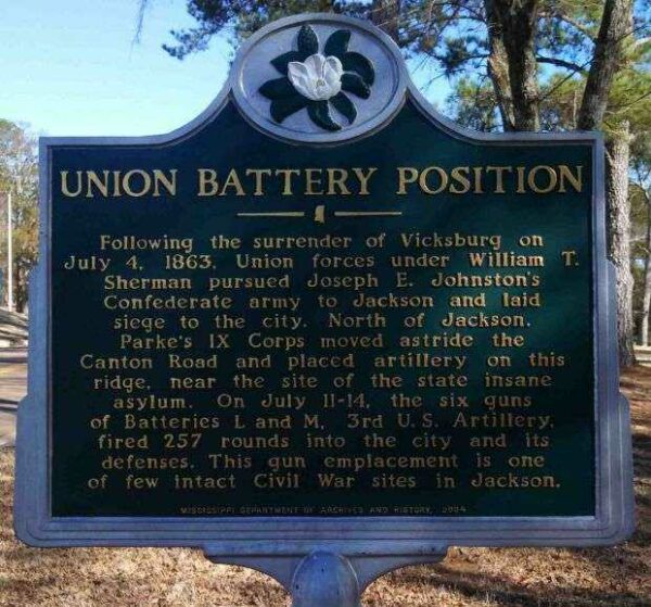 UNION BATTERY POSITION WAR MEMORIAL MARKER