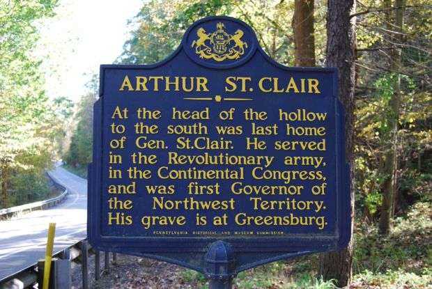 ARTHUR ST. CLAIR REVOLUTIONARY SOLDIER MEMORIAL MARKER