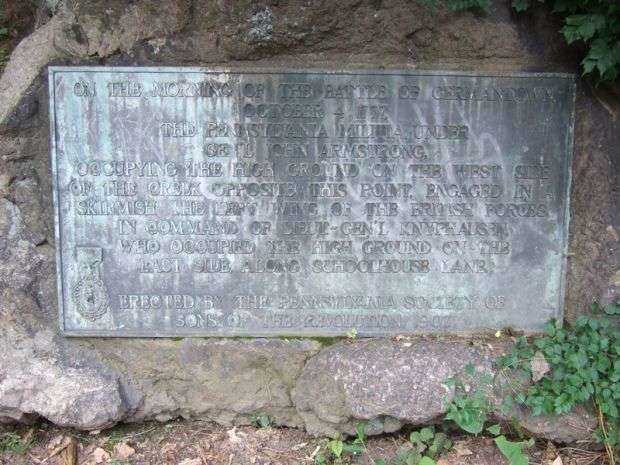 THE BATTLE OF GERMANTOWN REVOLUTIONARY WAR MEMORIAL