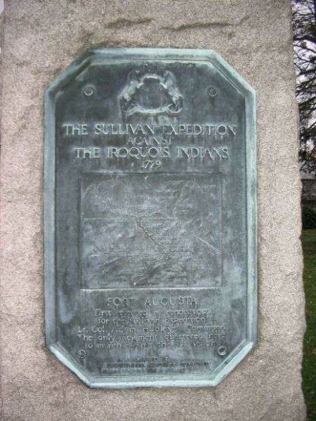 THE SULLIVAN EXPEDITION AGAINST THE IROQUOIS INDIANS 1779 MEMORIAL FORT AUGUSTA