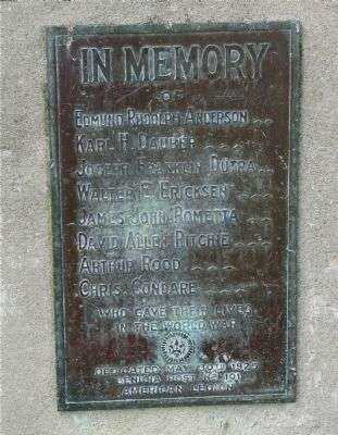 SOLANO COUNTY WORLD WAR I MEMORIAL