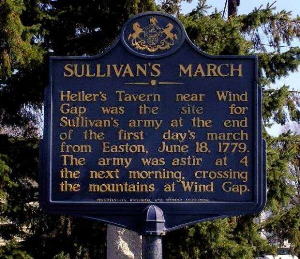 SULLIVAN’S MARCH REVOLUTIONARY WAR MEMORIAL MARKER