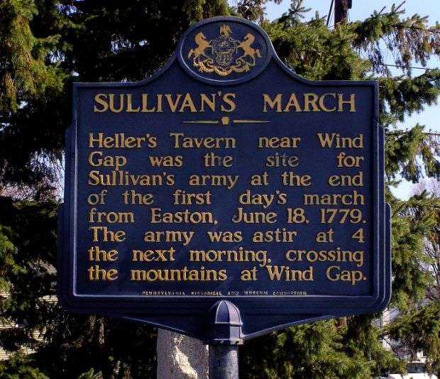 SULLIVAN’S MARCH REVOLUTIONARY WAR MEMORIAL MARKER