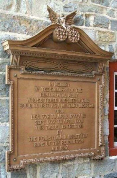 IN MEMORY OF THE SOLDIERS OF THE CONTINENTAL ARMY MEMORIAL PLAQUE