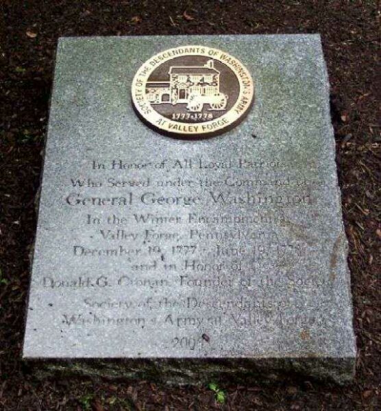 LOYAL PATRIOTS OF VALLEY FORGE WAR MEMORIAL