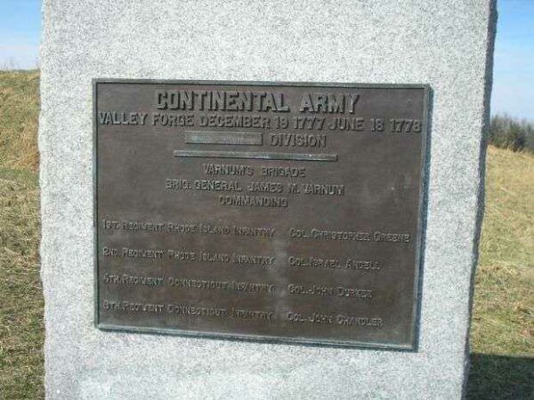 CONTINENTAL ARMY, VARNUM’S BRIGADE WAR MEMORIAL