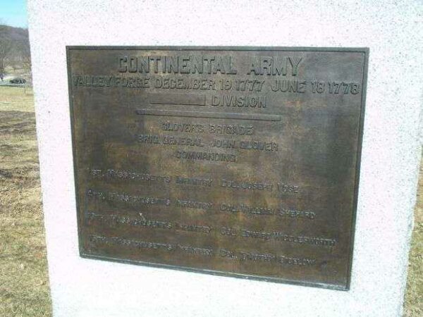 CONTINENTAL ARMY, GLOVER’S BRIGADE WAR MEMORIAL