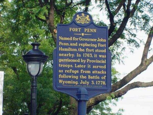 FORT PENN REVOLUTIONARY WAR MEMORIAL MARKER