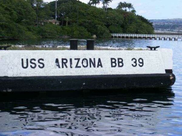 USS ARIZONA MEMORIAL HEADSTONE