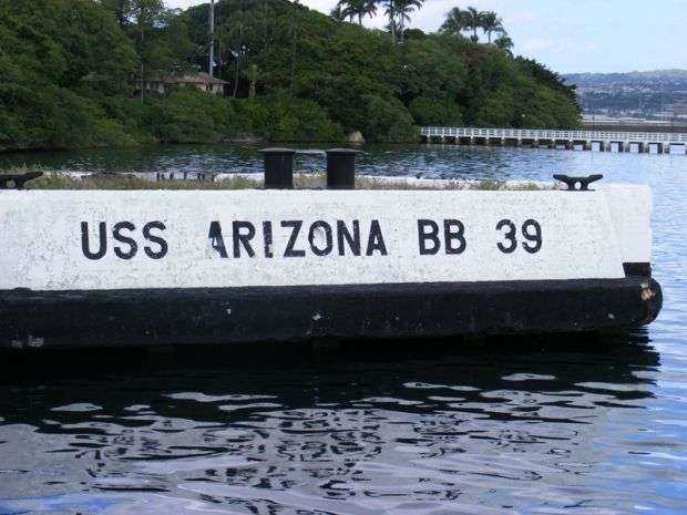 USS ARIZONA MEMORIAL HEADSTONE