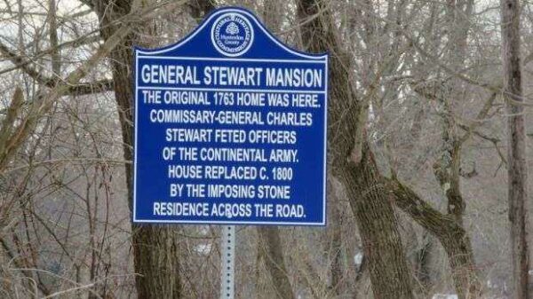 GENERAL STEWART MANSION REVOLUTIONARY SOLDIER MEMORIAL MARKER
