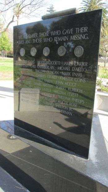 CITY OF PASADENA VIETNAM VETERANS MEMORIAL SIDE B