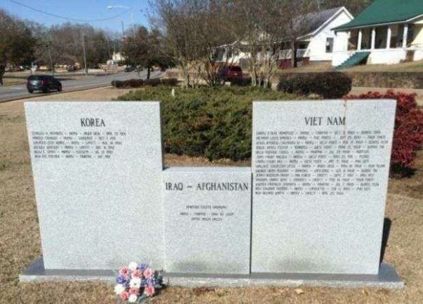 LANGDALE VETERANS MEMORIAL BACK