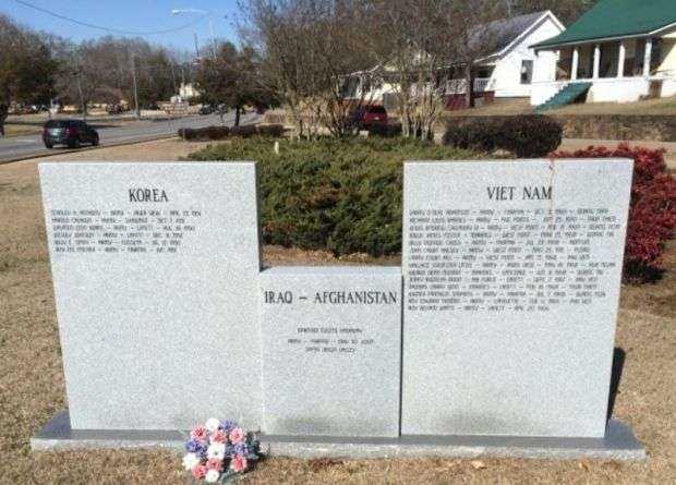 LANGDALE VETERANS MEMORIAL BACK