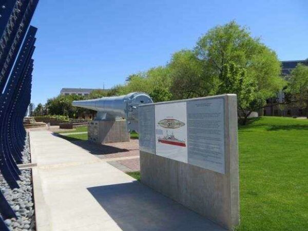 ARIZONA WORLD WAR II MEMORIAL USS ARIZONA 14-INCH GUN