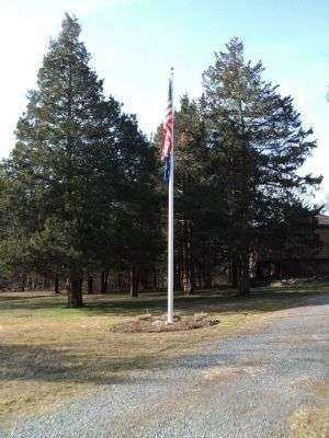 STAMFORD IRAQ WAR MEMORIAL FLAG POLE