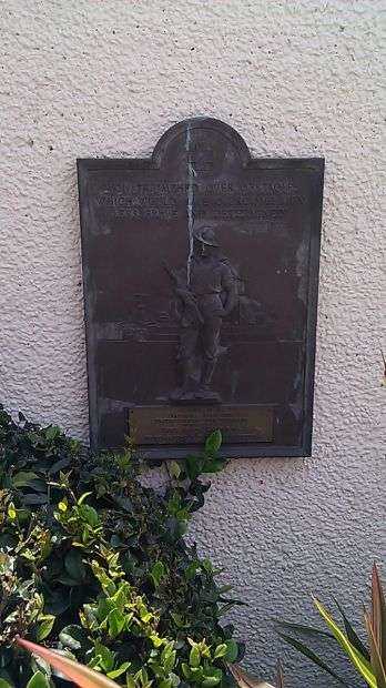 LONG BEACH SPANISH-AMERICAN WAR MEMORIAL PLAQUE