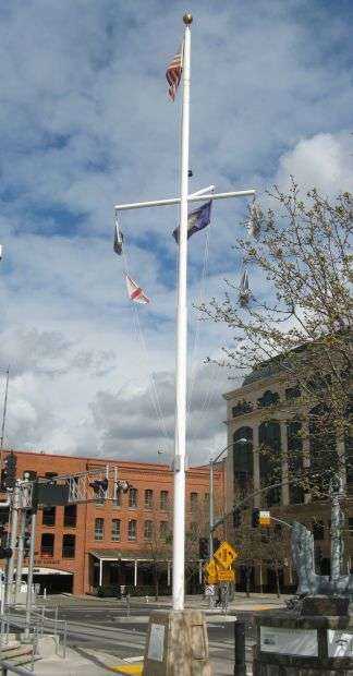 AMERICAN MERCHANT MARINE VETERANS MEMORIAL SHIP MAST