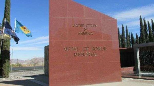 UNITED STATES OF AMERICA MEDAL OF HONOR MEMORIAL ENTRANCE STONE