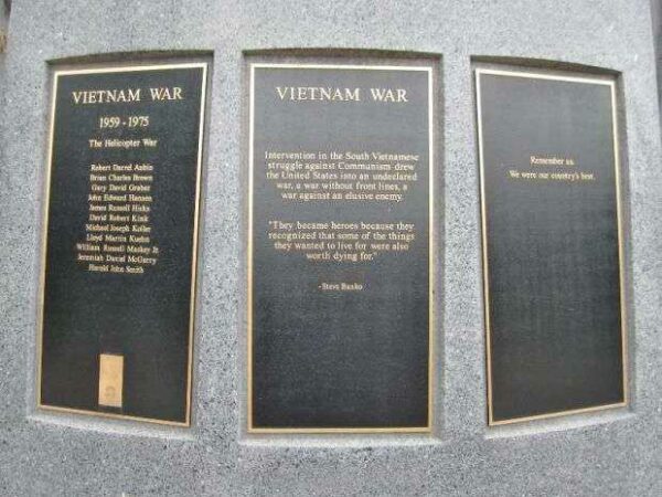 STILLWATER VETERANS MEMORIAL PLAQUE D